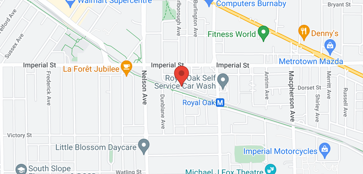 map of 801 5051 IMPERIAL STREET